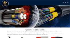 Desktop Screenshot of 5starcables.com